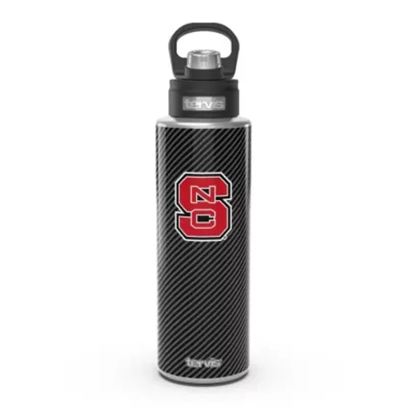 NCAA NC State Wolfpack 40oz. Carbon Fiber Wide Mouth Water Bottle