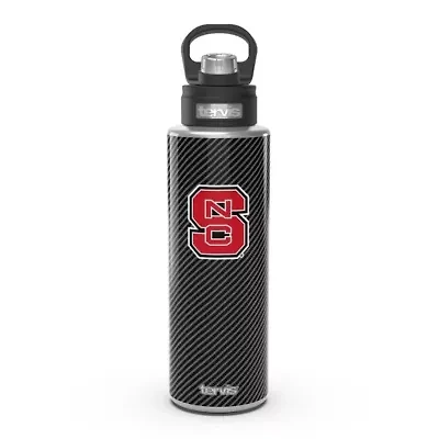 NCAA NC State Wolfpack 40oz. Carbon Fiber Wide Mouth Water Bottle