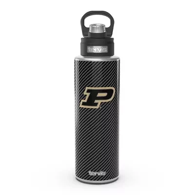 NCAA Purdue Boilermakers 40oz. Carbon Fiber Wide Mouth Water Bottle