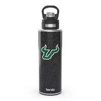 NCAA South Florida Bulls 40oz. Carbon Fiber Wide Mouth Water Bottle