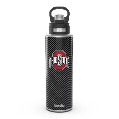 NCAA Ohio State Buckeyes 40oz. Carbon Fiber Wide Mouth Water Bottle