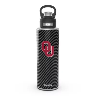 NCAA Oklahoma Sooners 40oz. Carbon Fiber Wide Mouth Water Bottle