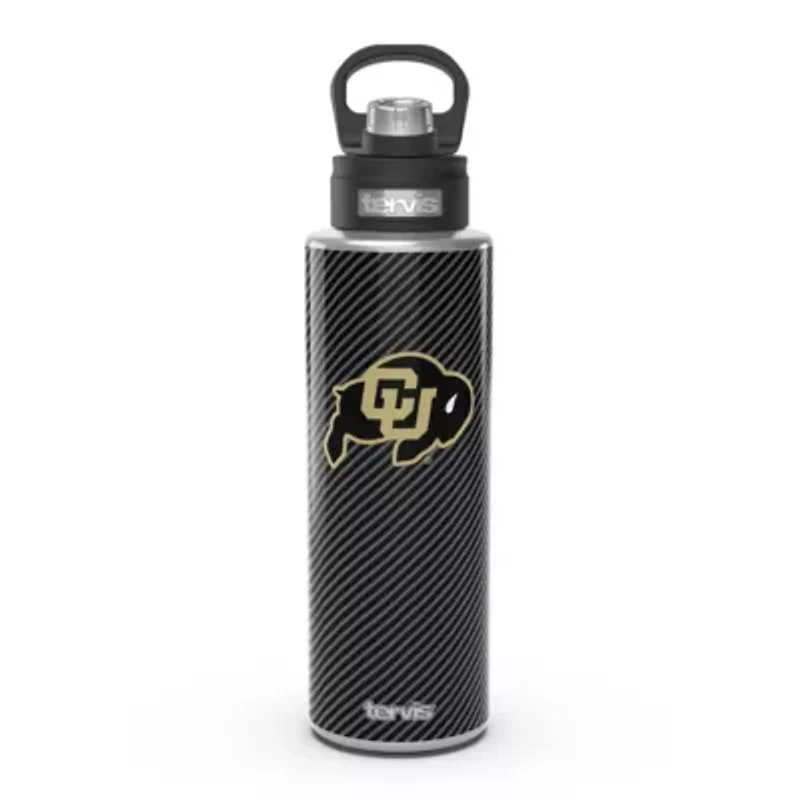NCAA Colorado Buffaloes 40oz. Carbon Fiber Wide Mouth Water Bottle