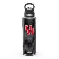 NCAA Houston Cougars 40oz. Carbon Fiber Wide Mouth Water Bottle