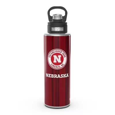 NCAA Nebraska Huskers 40oz. All In Wide Mouth Water Bottle