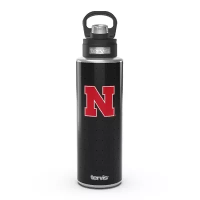 NCAA Nebraska Huskers 40oz. Weave Wide Mouth Water Bottle