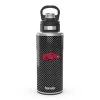 NCAA Arkansas Razorbacks 32oz. Carbon Fiber Wide Mouth Water Bottle