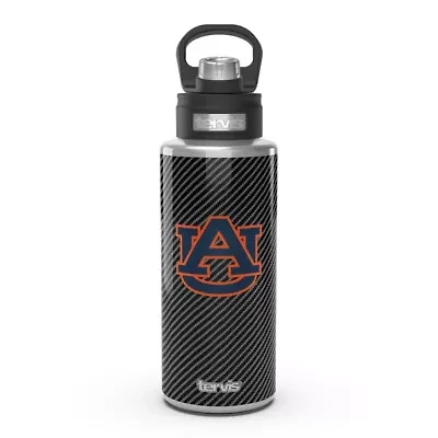 NCAA Auburn Tigers 32oz. Carbon Fiber Wide Mouth Water Bottle
