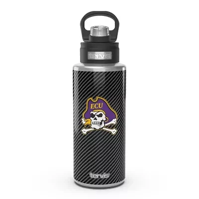 East Carolina Pirates NCAA ECU Pirates 32oz. Carbon Fiber Wide Mouth Water Bottle