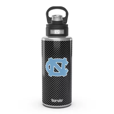 NCAA North Carolina Tar Heels 32oz. Carbon Fiber Wide Mouth Water Bottle