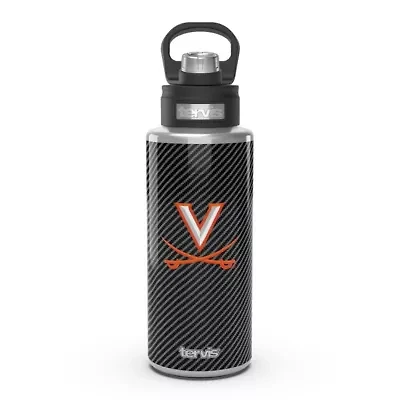 NCAA Virginia Cavaliers 32oz. Carbon Fiber Wide Mouth Water Bottle