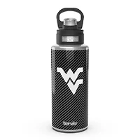 NCAA West Virginia Mountaineers 32oz. Carbon Fiber Wide Mouth Water Bottle