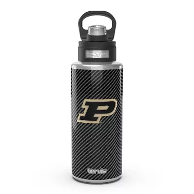 NCAA Purdue Boilermakers 32oz. Carbon Fiber Wide Mouth Water Bottle