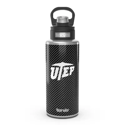 NCAA UTEP Miners 32oz. Carbon Fiber Wide Mouth Water Bottle