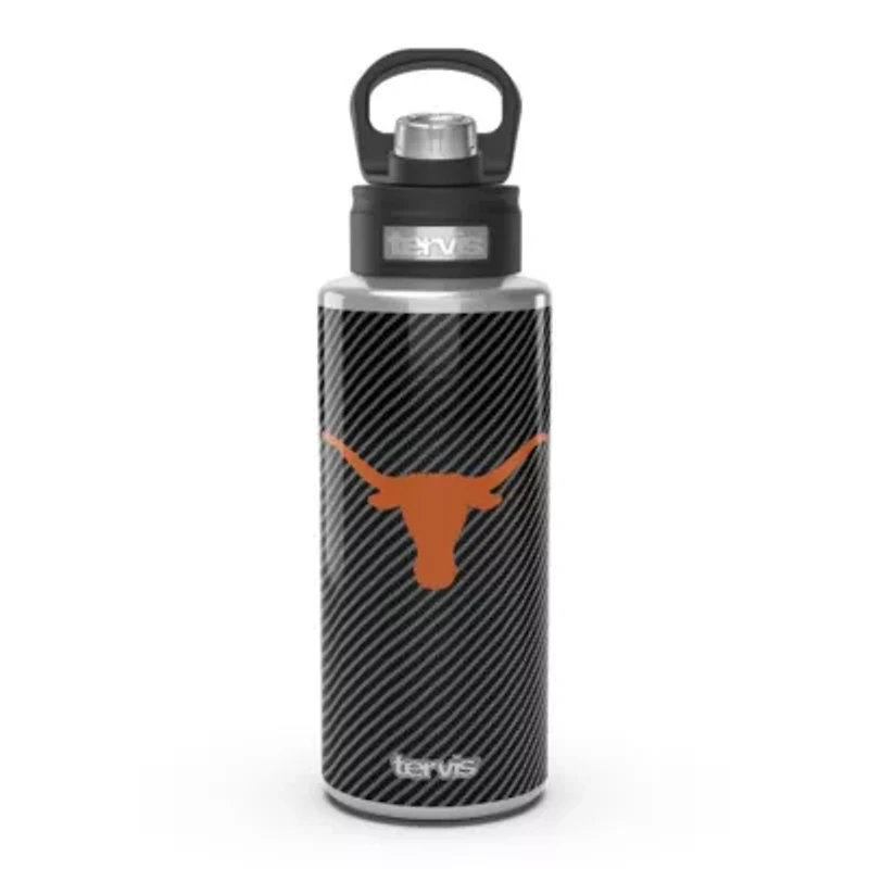 NCAA Texas Longhorns 32oz. Carbon Fiber Wide Mouth Water Bottle