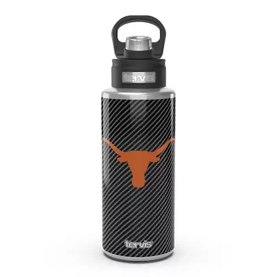 NCAA Texas Longhorns 32oz. Carbon Fiber Wide Mouth Water Bottle