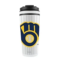 MLB Milwaukee Brewers 26oz. 4D Stainless Shaker Bottle