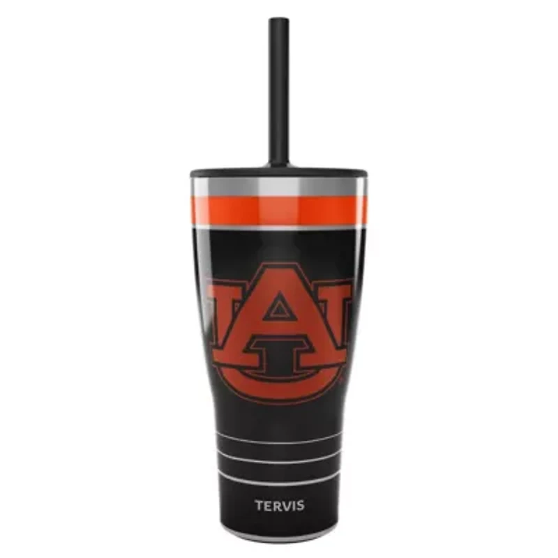 NCAA Auburn Tigers 30oz. Night Game Tumbler with Straw