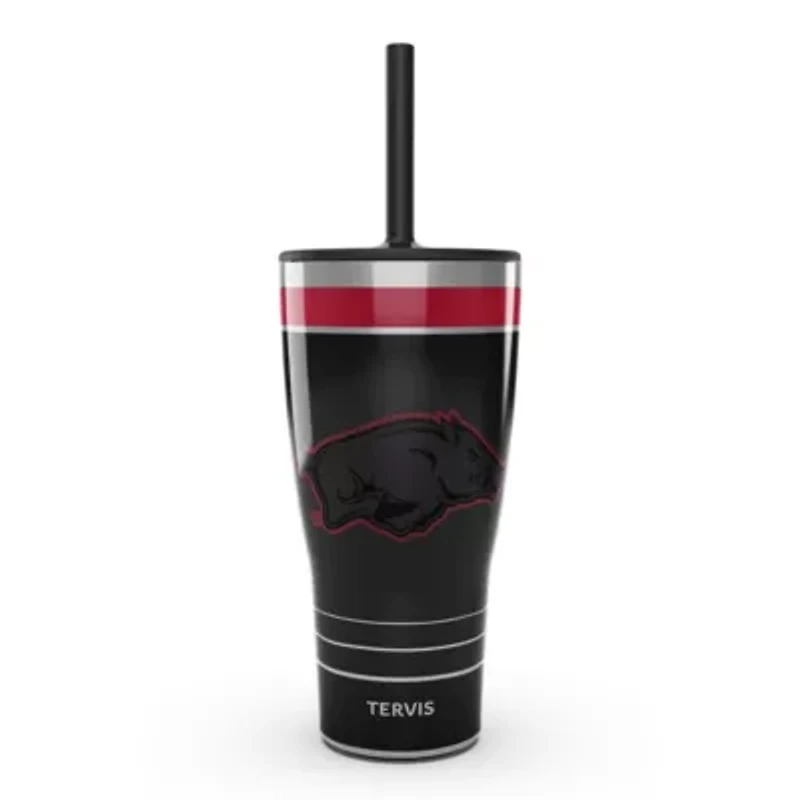 NCAA Arkansas Razorbacks 30oz. Night Game Tumbler with Straw