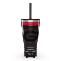 NCAA Georgia Bulldogs 30oz. Night Game Tumbler with Straw