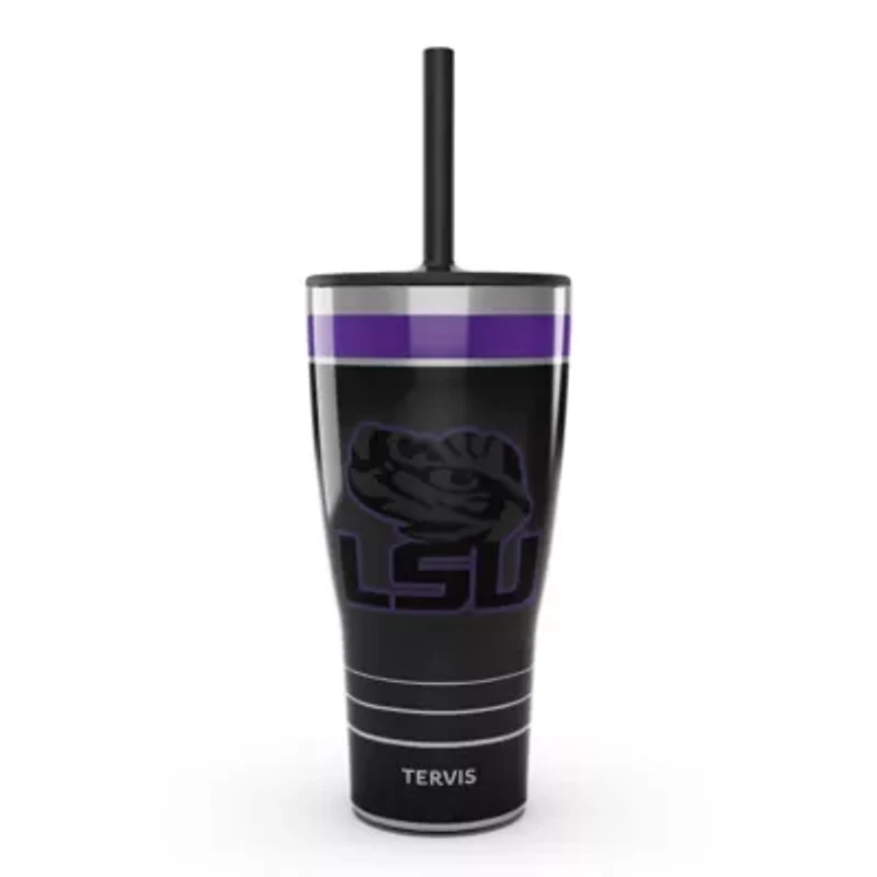 NCAA LSU Tigers 30oz. Night Game Tumbler with Straw