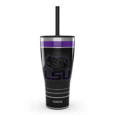 NCAA LSU Tigers 30oz. Night Game Tumbler with Straw