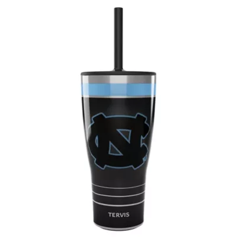 NCAA North Carolina Tar Heels 30oz. Night Game Tumbler with Straw