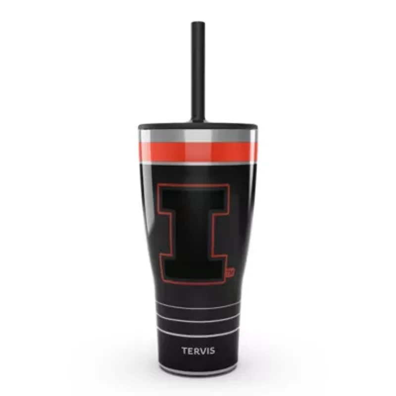 NCAA Illinois Fighting Illini 30oz. Night Game Tumbler with Straw
