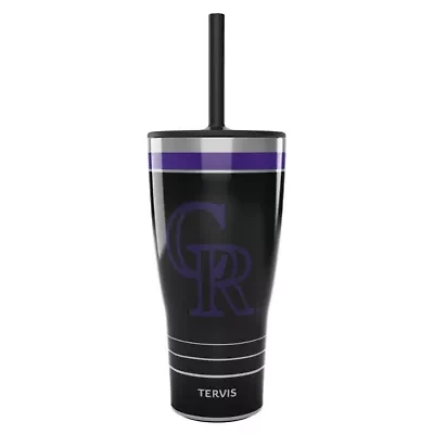 MLB Colorado Rockies 30oz. Night Game Tumbler with Straw