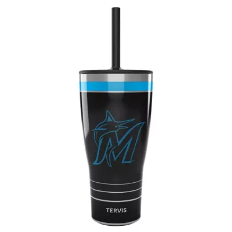 MLB Miami Marlins 30oz. Night Game Tumbler with Straw