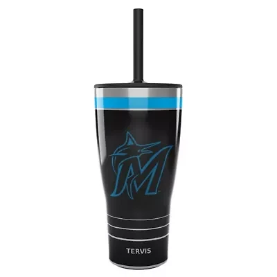 MLB Miami Marlins 30oz. Night Game Tumbler with Straw