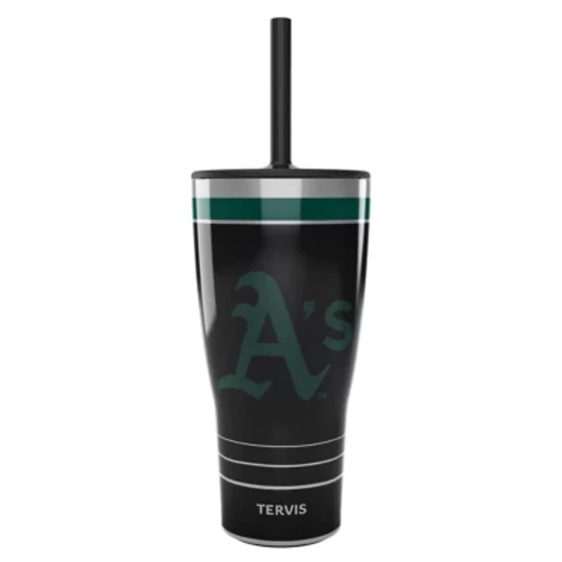 Cooperstown Teams Athletics 30oz. Night Game Tumbler with Straw