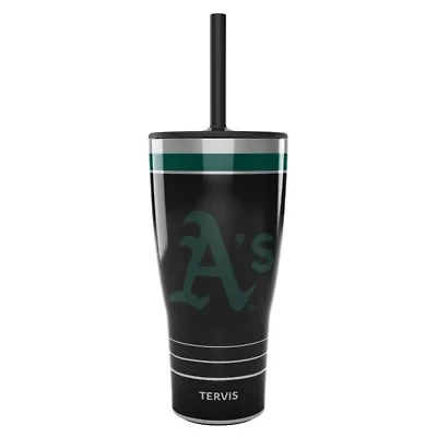 Cooperstown Teams Athletics 30oz. Night Game Tumbler with Straw