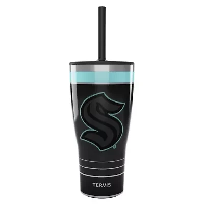 NHL Seattle Kraken 30oz. Night Game Stainless Tumbler with Straw