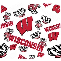 NCAA Wisconsin Badgers 24oz. Allover Venture Lite Water Bottle