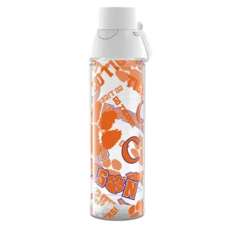 NCAA Clemson Tigers 24oz. Allover Venture Lite Water Bottle