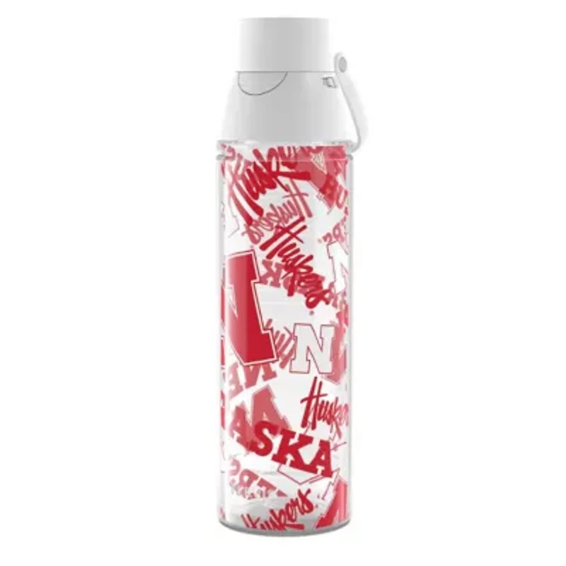 NCAA Nebraska Huskers 24oz. Allover Venture Lite Water Bottle