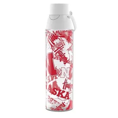 NCAA Nebraska Huskers 24oz. Allover Venture Lite Water Bottle