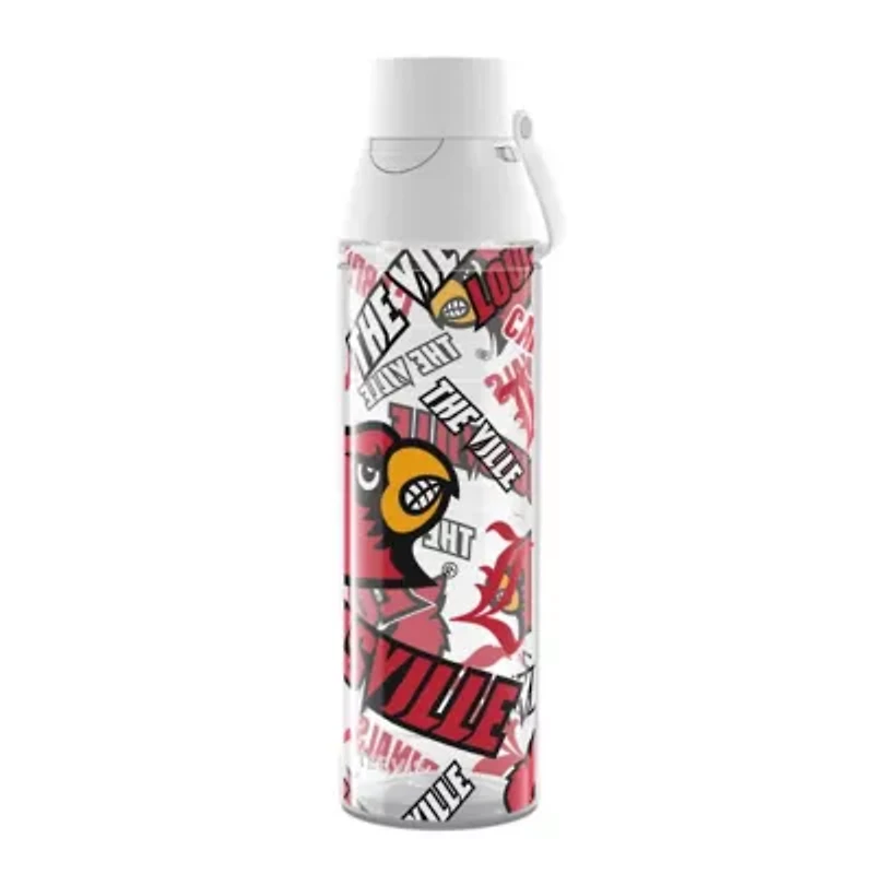 NCAA Louisville Cardinals 24oz. Allover Venture Lite Water Bottle