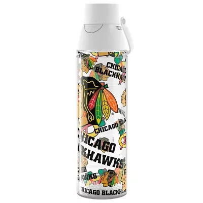 NHL Chicago Blackhawks 24oz. Allover Venture Lite Water Bottle