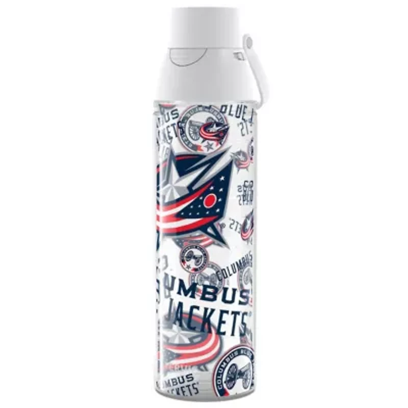 NHL Columbus Jackets 24oz. Allover Venture Lite Water Bottle