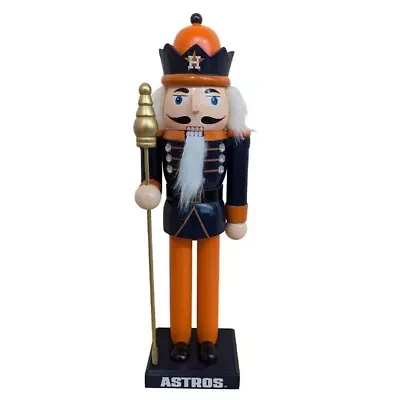 MLB Houston Astros 12" Wooden Nutcracker Statue
