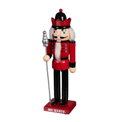 NCAA NC State Wolfpack 12" Wooden Nutcracker Statue