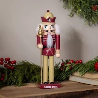 NCAA Florida State Seminoles 12" Wooden Nutcracker Statue