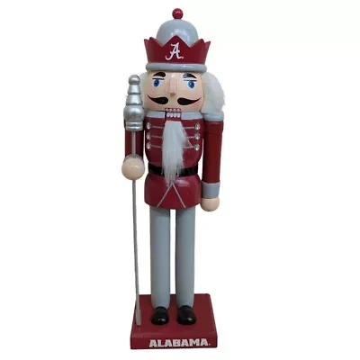 Alabama Crimson Tide NCAA Alabama Tide 12" Wooden Nutcracker Statue
