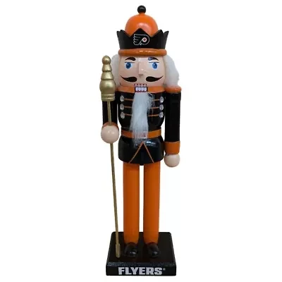 NHL Philadelphia Flyers 12" Wooden Nutcracker Statue