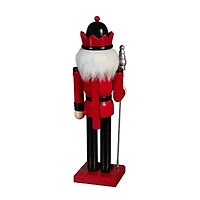NCAA Wisconsin Badgers 12" Wooden Nutcracker Statue