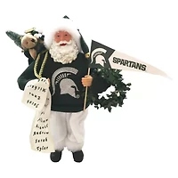 NCAA Michigan State Spartans 12" Proud Santa