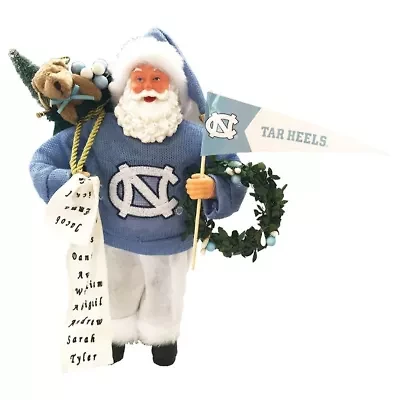 NCAA North Carolina Tar Heels 12" Proud Santa