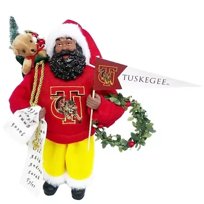 NCAA Tuskegee Golden Tigers 12" Proud Santa